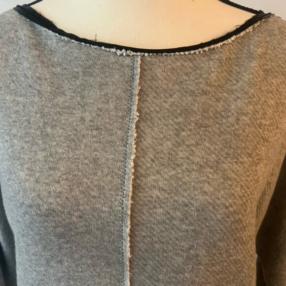 Imperial Drop Waist Sweater Dress w/ Leather Peplum – NWT – M - Picture 10 of 11